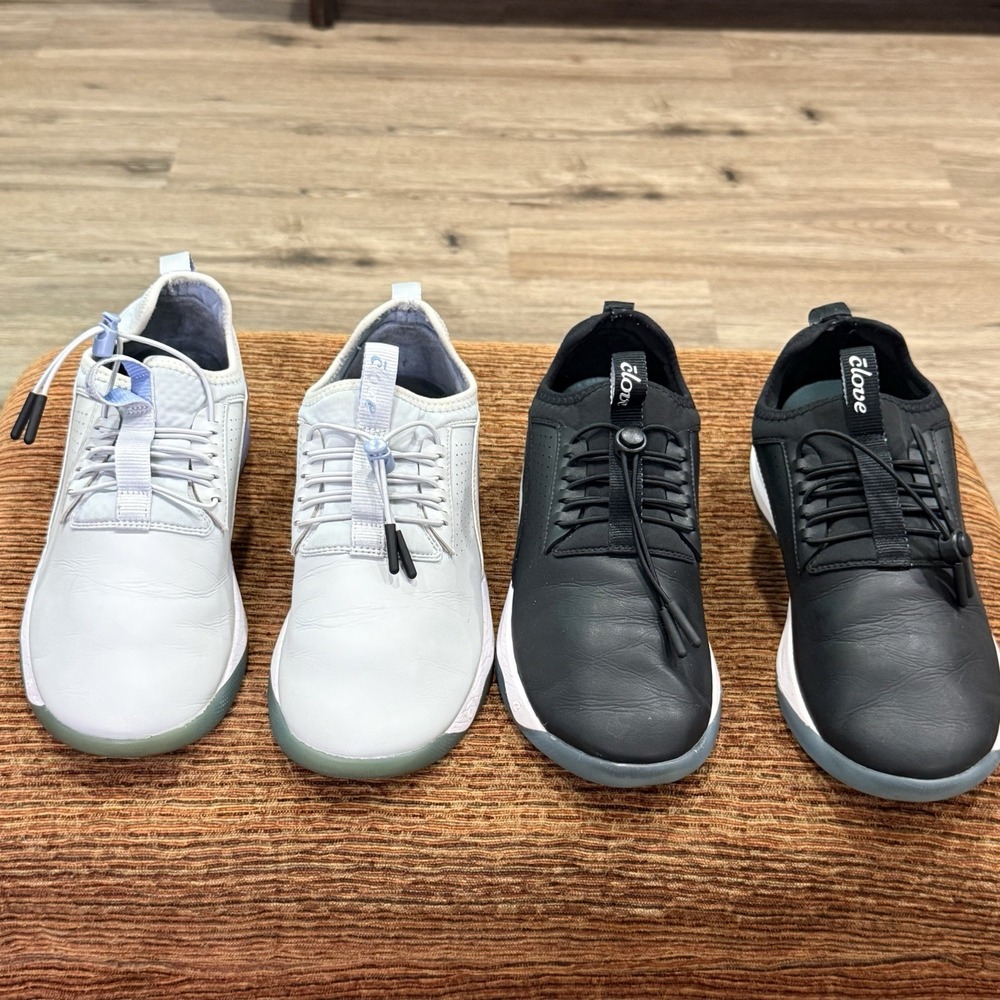 Clove  Women's Sneakers Size 8.5  Gray  Black Lot Of 2 Pairs